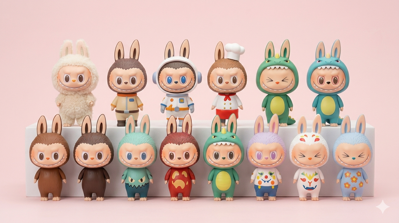 Labubu Mini Figures Set