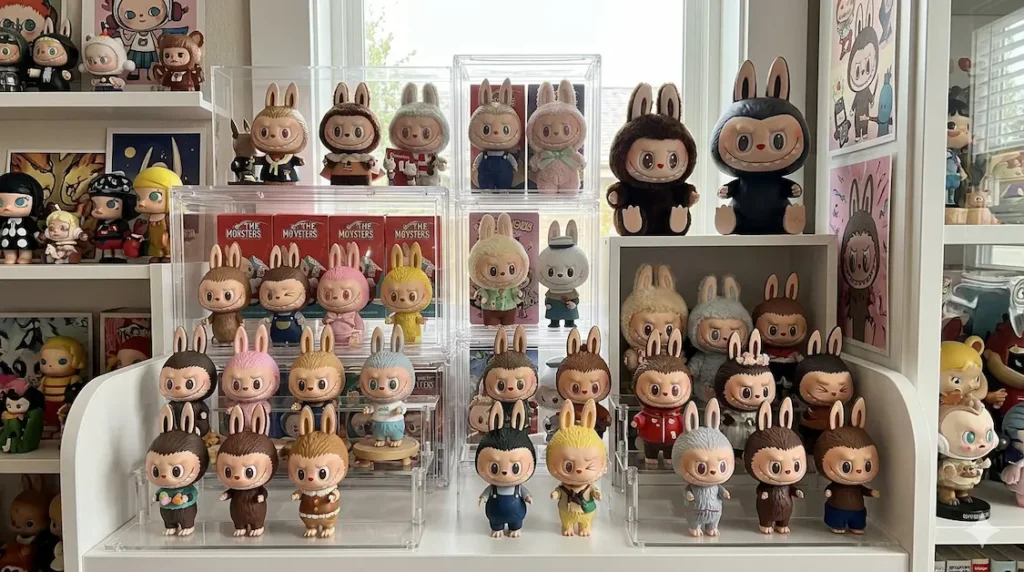 Labubu Shelf Display